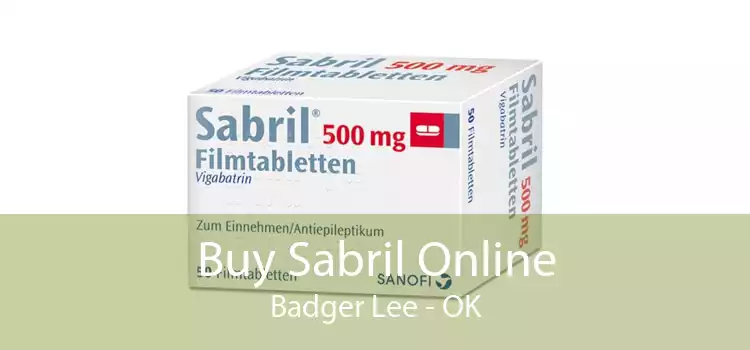 Buy Sabril Online Badger Lee - OK