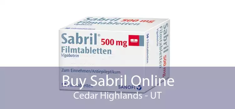 Buy Sabril Online Cedar Highlands - UT